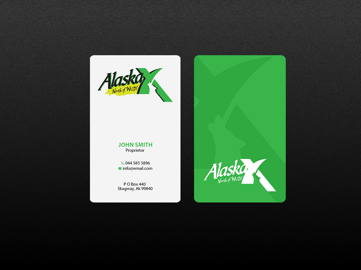 Visitenkarten-Design von Creations Box 2015 für AlaskaX | Design #10331753