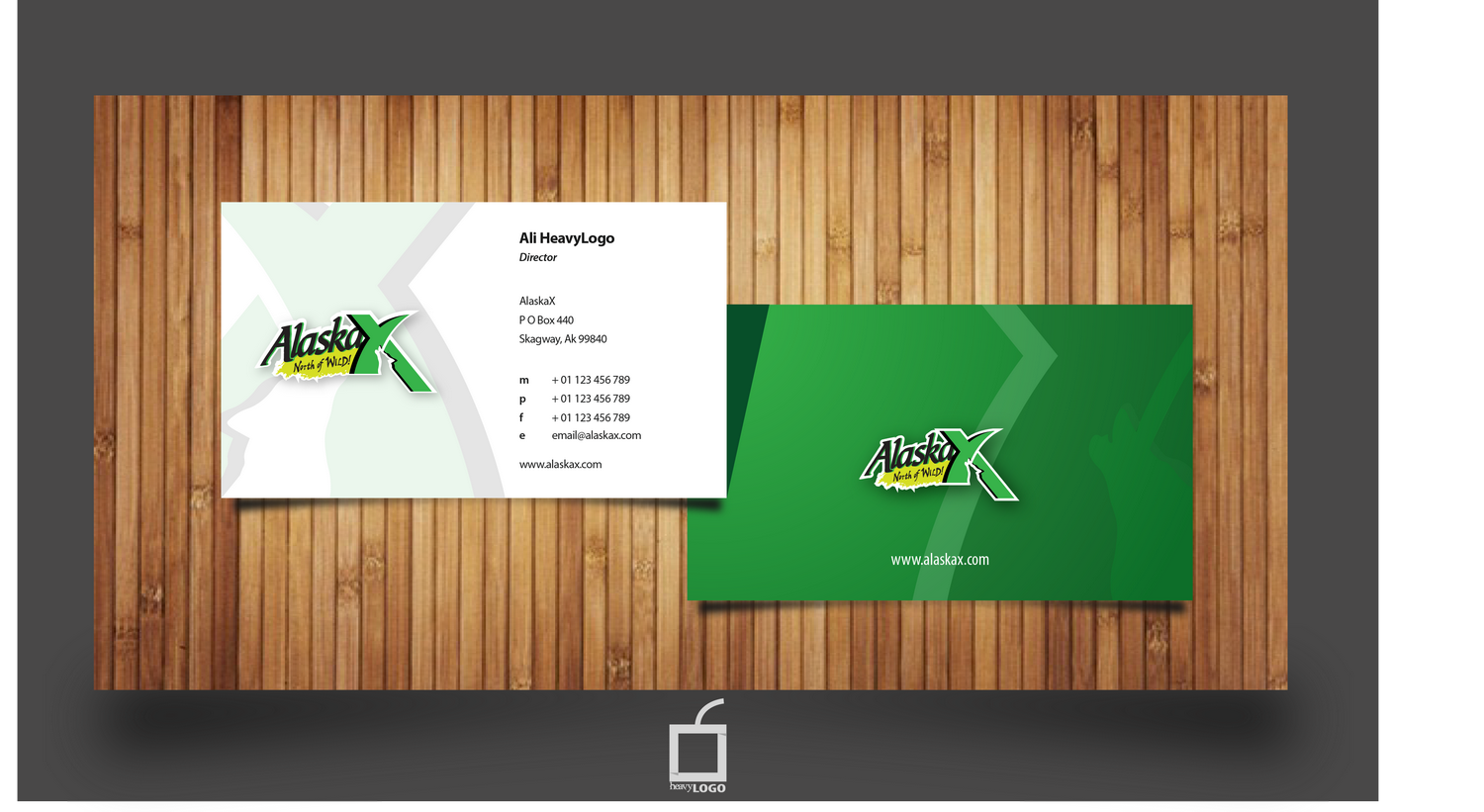 Business Card Design by heavylogo for AlaskaX | Design #10339695