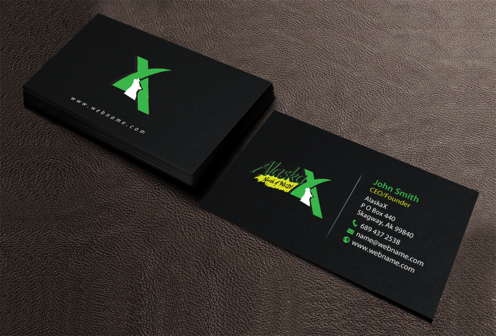 Business Card Design by chandrayaan.creative for AlaskaX | Design #10353055