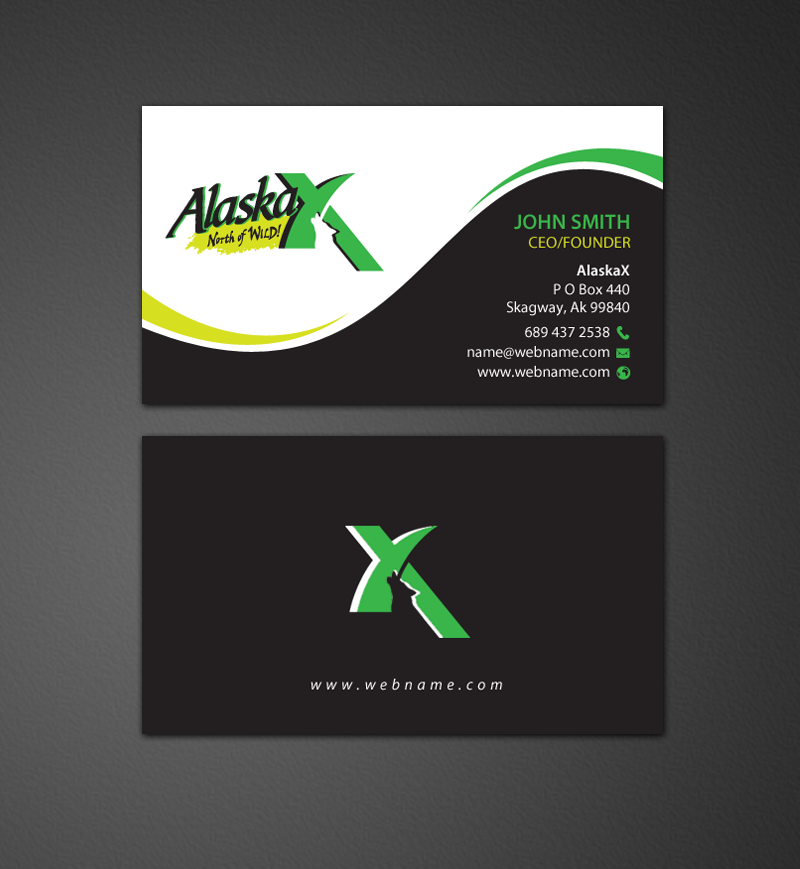 Design de Carte de Visite par chandrayaan.creative pour AlaskaX | Design #10360956