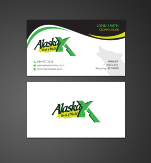 Business Card Design by chandrayaan.creative for AlaskaX | Design: #10360958