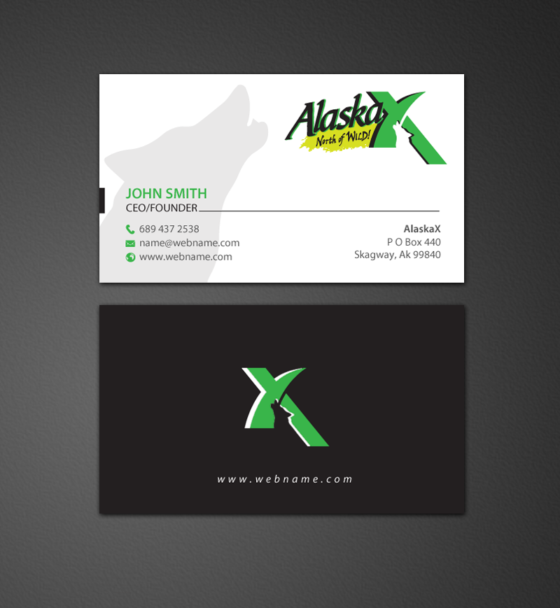 Design de Carte de Visite par chandrayaan.creative pour AlaskaX | Design #10360964