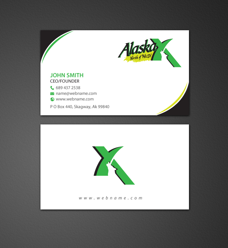 Design de Carte de Visite par chandrayaan.creative pour AlaskaX | Design #10360969