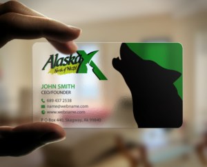 Business Card Design by chandrayaan.creative for AlaskaX | Design: #10360972