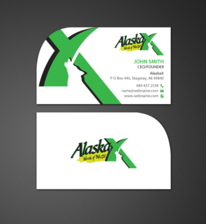 Business Card Design by chandrayaan.creative for AlaskaX | Design: #10408647