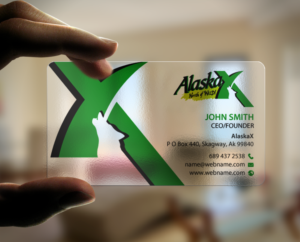 Business Card Design by chandrayaan.creative for AlaskaX | Design: #10408649