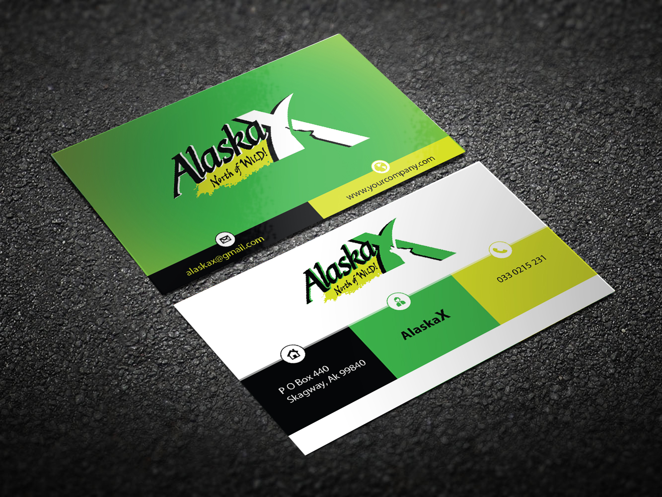 Business Card Design by RGraphic for AlaskaX | Design #10345542