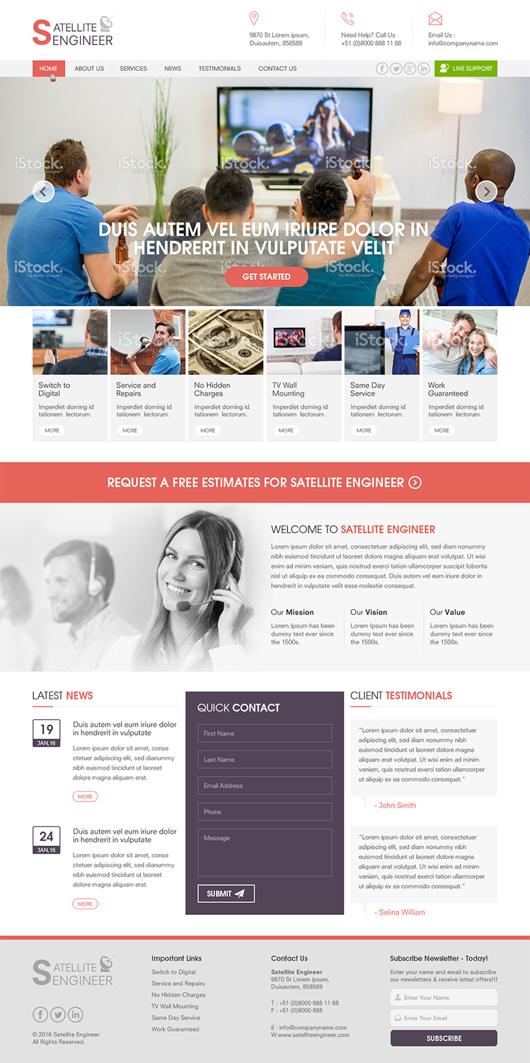 Web Design par RupalTechno pour Home tech | Design #10408423
