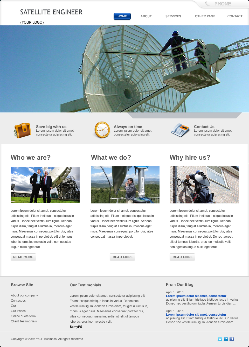 Diseño Web por SamyPhotoshop para Home tech | Diseño #10439487