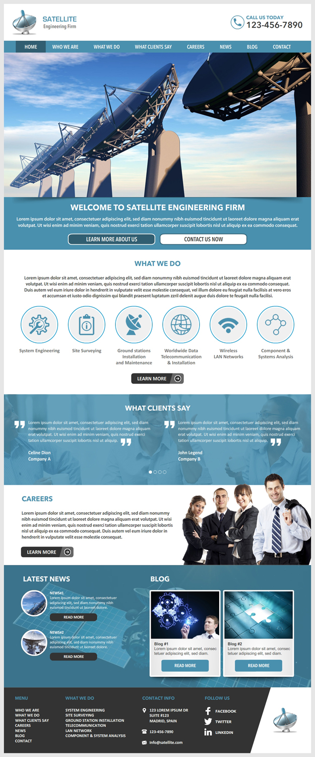 Web Design by -Marc- for Home tech | Design #10445633