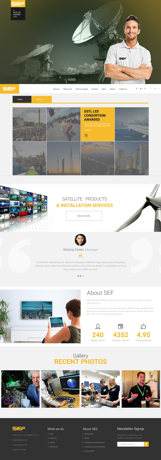Diseño Web por PivotalBlack para Home tech | Diseño #10394763