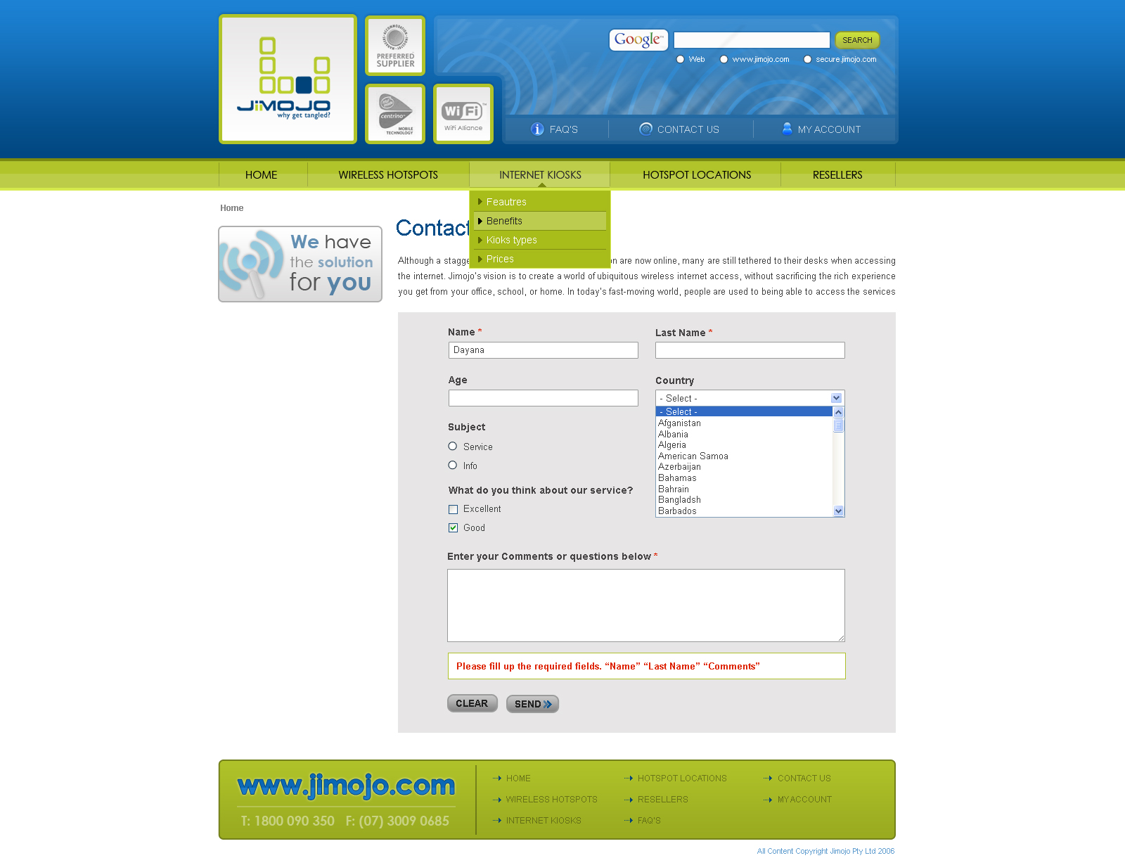 Diseño Web por Dayiskuan para Jimojo Pty Ltd | Diseño #20892