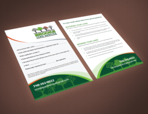 Flyer Design by Pixi Dust for Brooks Yard Service | Design: #10327632