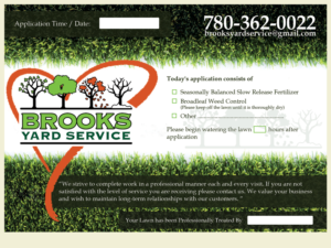 Flyer Design by LeonFX for Brooks Yard Service | Design #10327793
