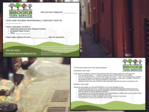 Flyer Design by ashheart5ooo for Brooks Yard Service | Design #10353483
