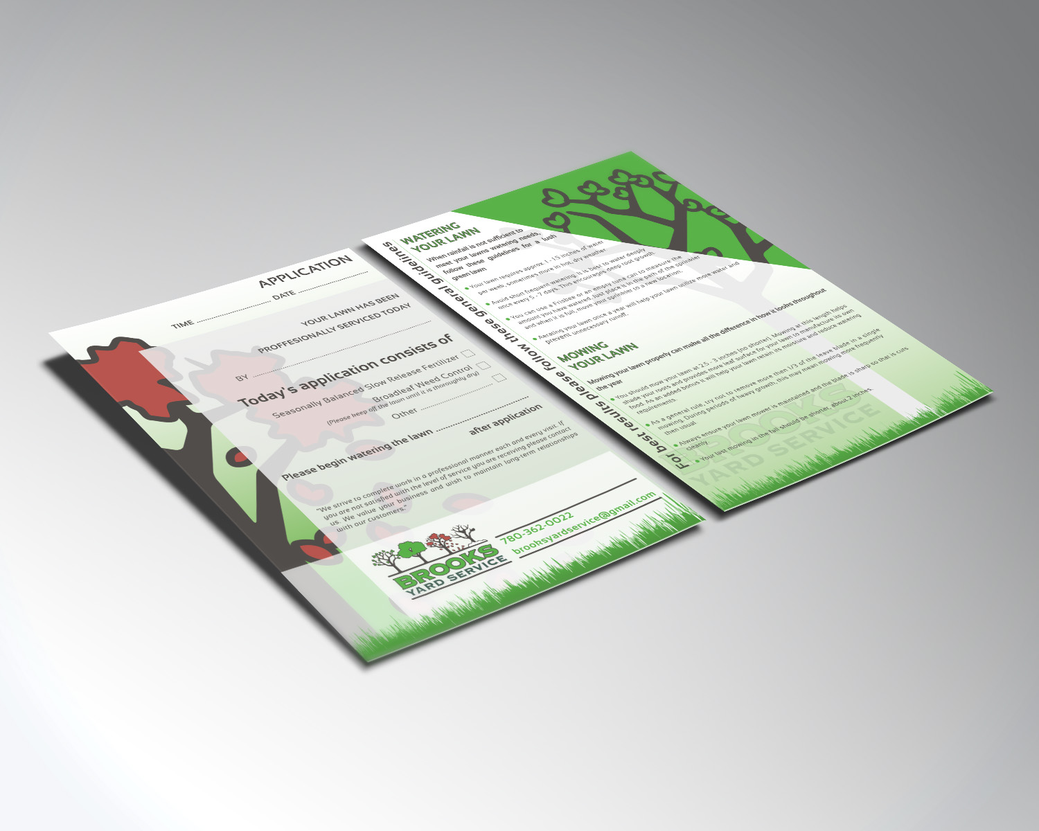 Flyer-Design von tanmoy.pramanik für Brooks Yard Service | Design #10360220