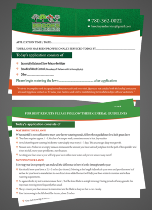 Flyer Design by RGraphic for Brooks Yard Service | Design #10378493