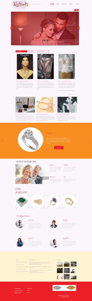 Web Design by nb for Ku Yah Jewels | Design: #10331586