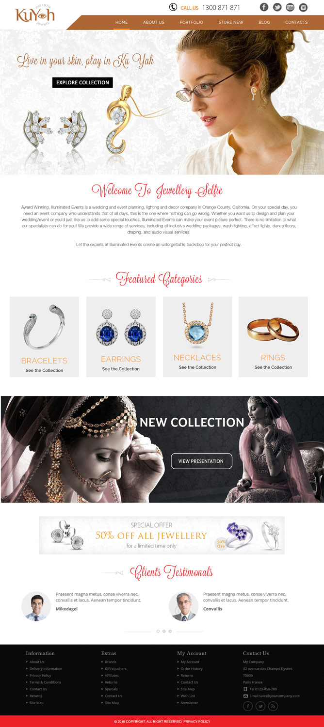 Web-Design von webxvision für Ku Yah Jewels | Design #10466970