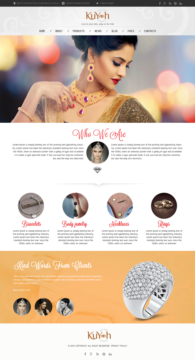 Web-Design von webxvision für Ku Yah Jewels | Design #10466972
