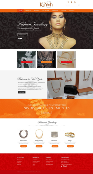 Web Design by pb for Ku Yah Jewels | Design: #10342086