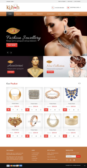 Web Design by pb for Ku Yah Jewels | Design: #10342087