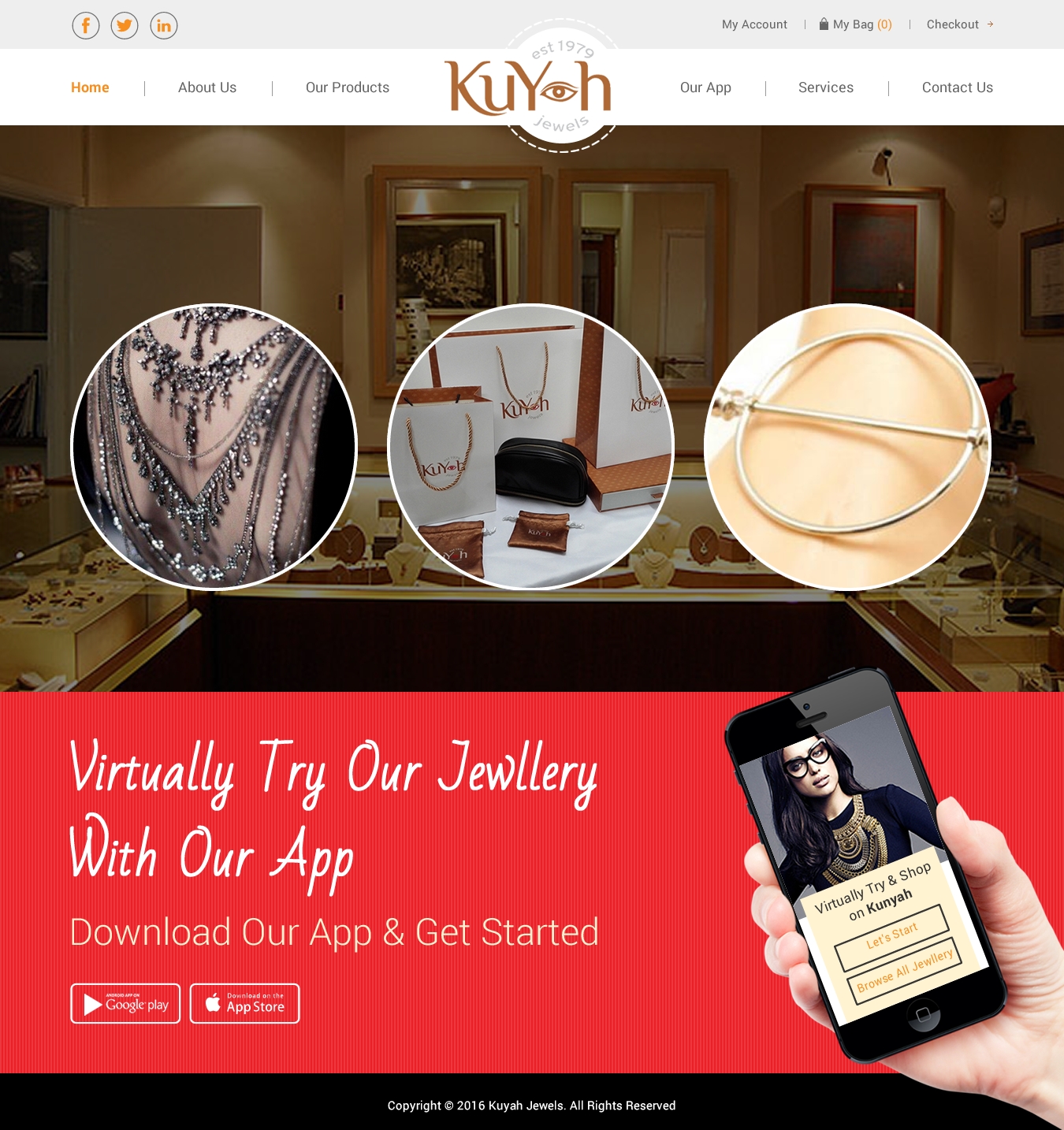 Web Design by Sbss for Ku Yah Jewels | Design #10447545