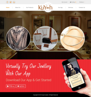 Toronto Fashion Jewelry Store- Ku Yah | Web-Design von Sbss