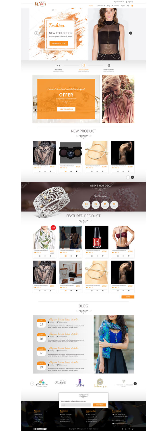 Diseño Web por Infoway para Ku Yah Jewels | Diseño #10388749