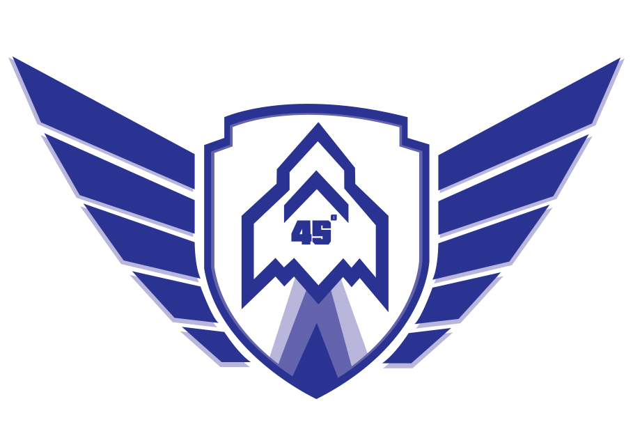 Logo Design by Cody Rostron for Parallel 45 | Design #10345220