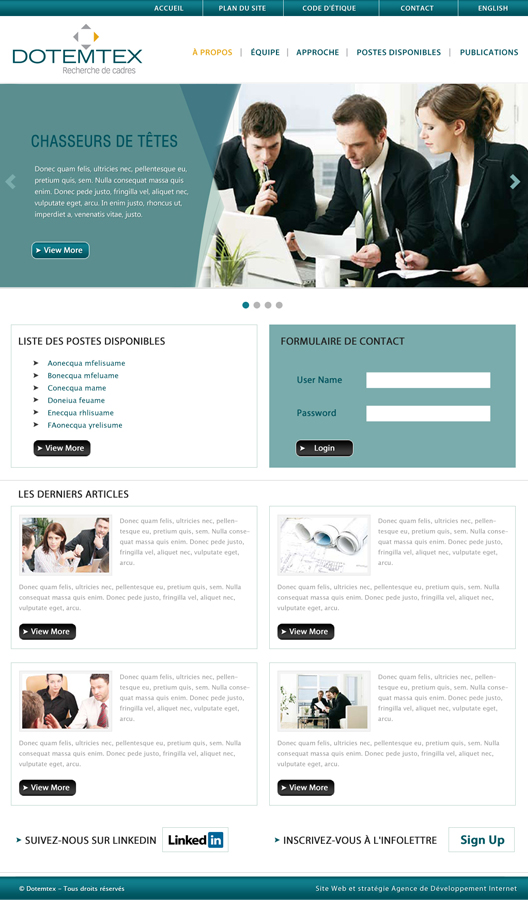 Diseño Web por idesign para Agence numérique Hoffman | Diseño #2237538