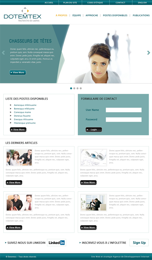 Web-Design von idesign für Agence numérique Hoffman | Design #2237552