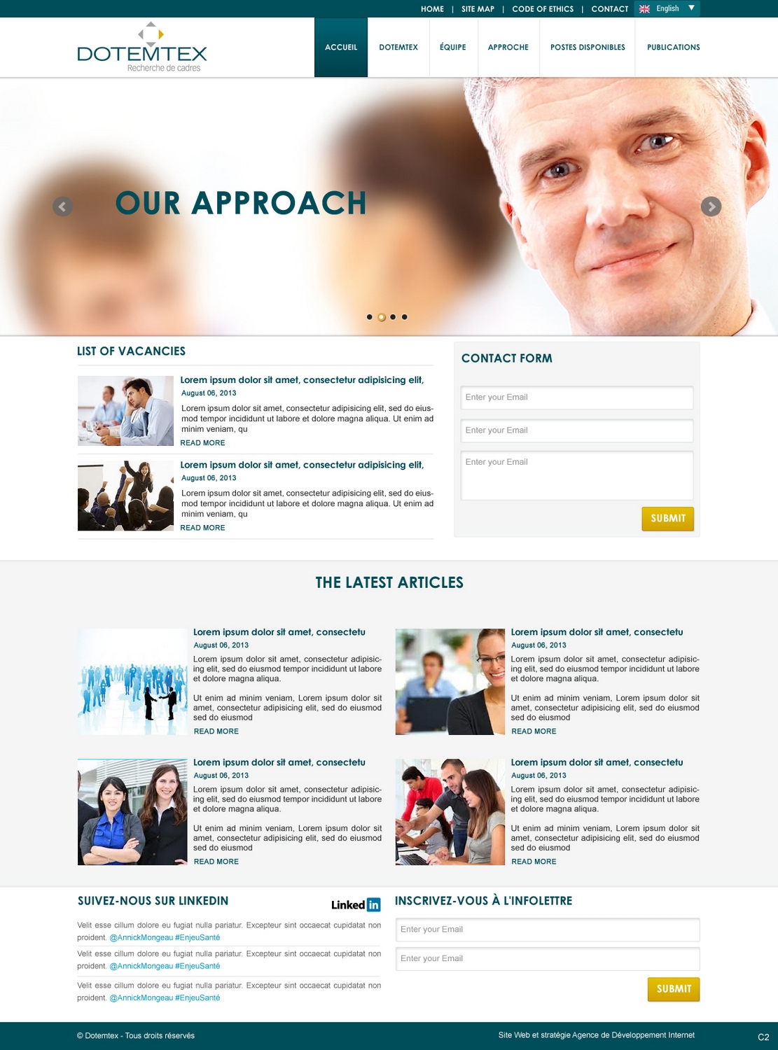 Web Design by pb for Agence numérique Hoffman | Design #2184462