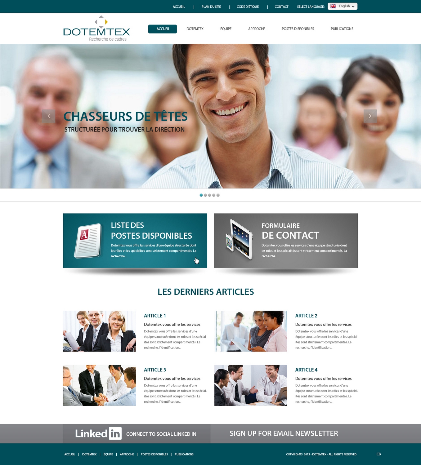 Web Design by pb for Agence numérique Hoffman | Design #2189555