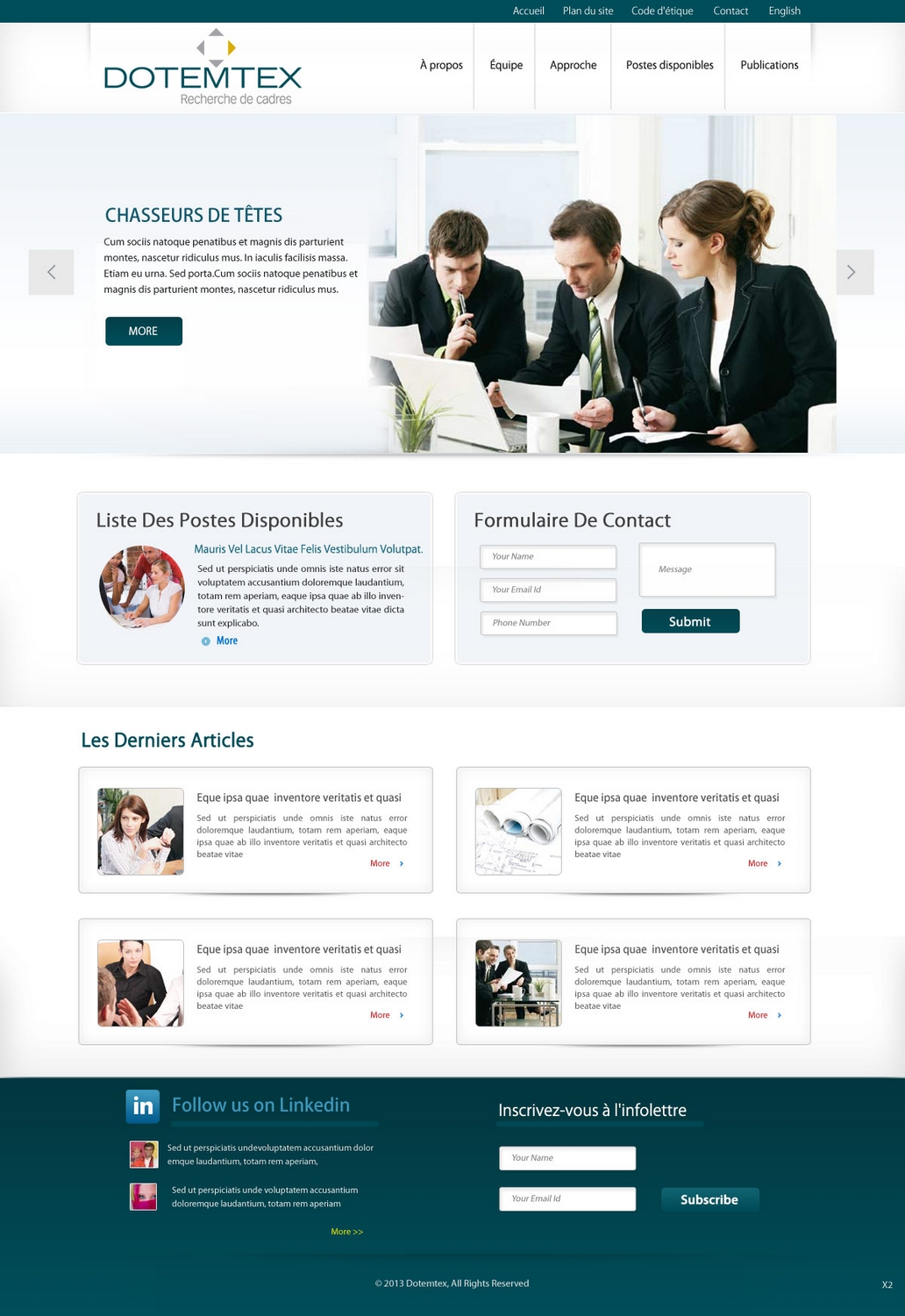 Web Design by pb for Agence numérique Hoffman | Design #2189563