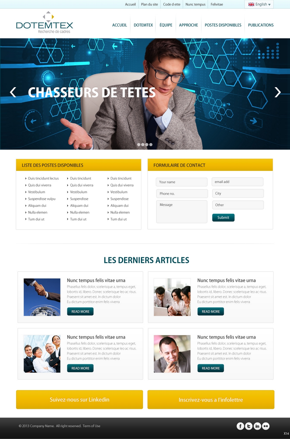 Web Design by pb for Agence numérique Hoffman | Design #2189566