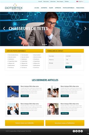 Web Design by pb for Agence numérique Hoffman | Design: #2189566