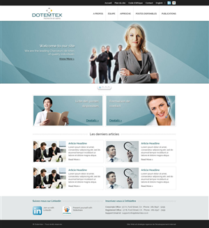 Web Design by UniqueDesignz for Agence numérique Hoffman | Design: #2225913