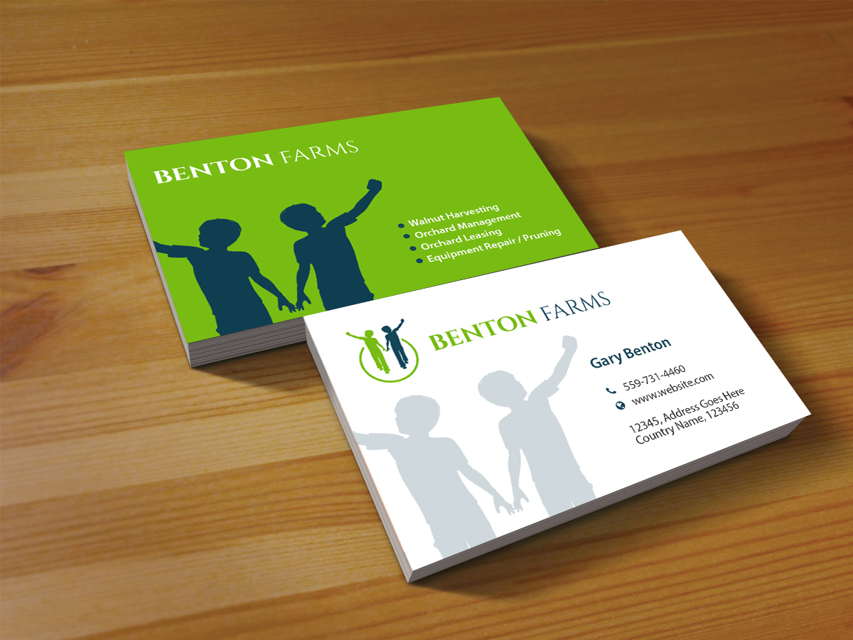 Design de Carte de Visite par Creations Box 2015 pour Benton Farms | Design #10332476