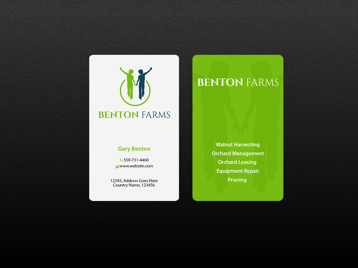 Design de Carte de Visite par Creations Box 2015 pour Benton Farms | Design #10332485