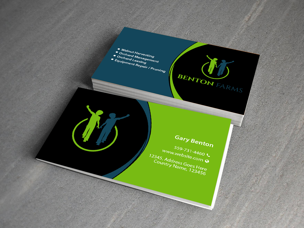 Design de Carte de Visite par Creations Box 2015 pour Benton Farms | Design #10332498