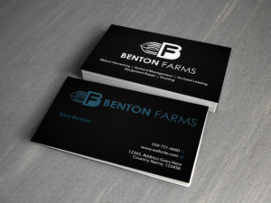 Business Card Design by Creations Box 2015 for Benton Farms | Design: #10337500