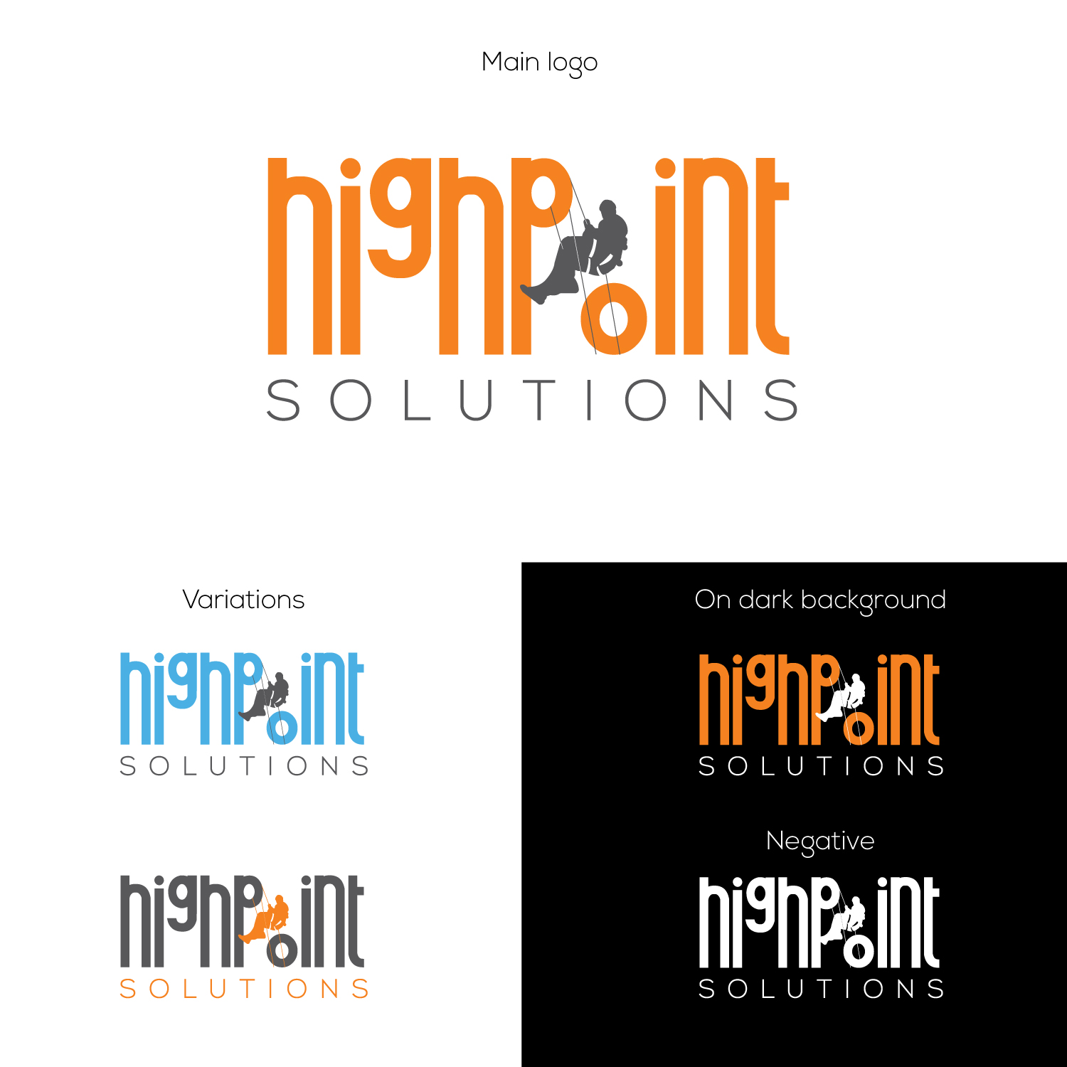 Logo Design by Dan Chiriac for Highpoint Solutions | Design #10344233