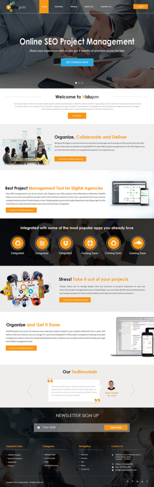 Web Design by Creations Box 2015 for Esage IT Services Private Limited | Design: #10355593