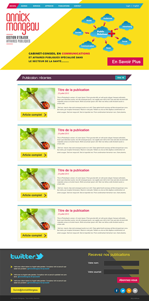 Web Design by kecy08 for Agence numérique Hoffman | Design #2208403