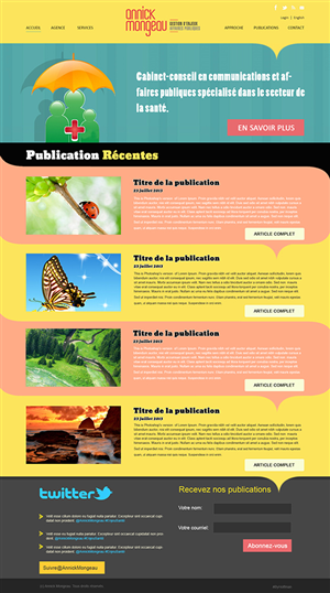 Web Design by kecy08 for Agence numérique Hoffman | Design: #2218741