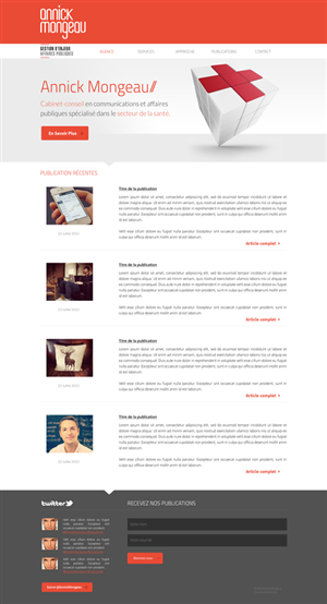 Web Design by Eric Z. for Agence numérique Hoffman | Design: #2250380