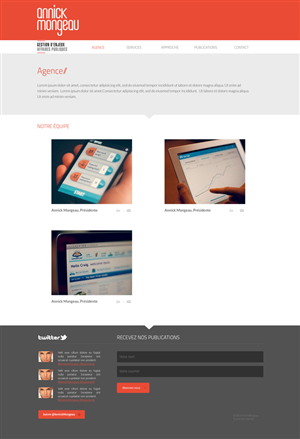 Web Design by Eric Z. for Agence numérique Hoffman | Design: #2256371