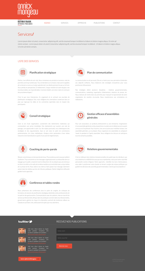 Web Design by Eric Z. for Agence numérique Hoffman | Design #2256372