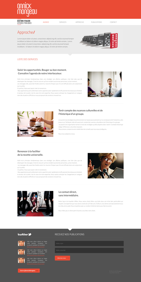 Web Design by Eric Z. for Agence numérique Hoffman | Design #2256375